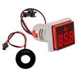 چراغ سیگنال آمپرمتر مربع 0A-100A  شیوا امواج (با CT)